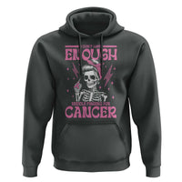 Funny Skeleton Breast Cancer Hoodie I Dont Have Enough Middle Fingers