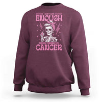 Funny Skeleton Breast Cancer Sweatshirt I Dont Have Enough Middle Fingers