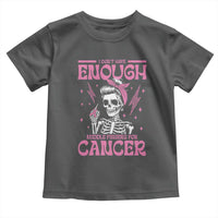Funny Skeleton Breast Cancer Toddler T Shirt I Dont Have Enough Middle Fingers