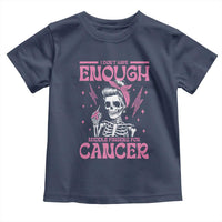 Funny Skeleton Breast Cancer Toddler T Shirt I Dont Have Enough Middle Fingers