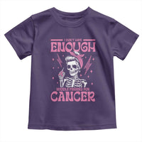 Funny Skeleton Breast Cancer Toddler T Shirt I Dont Have Enough Middle Fingers