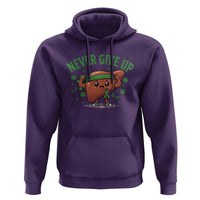 Liver Cancer Awareness Transplant Support Hoodie Never Give Up Nurse Gift