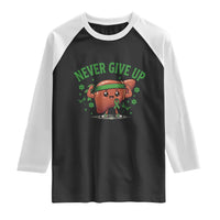 Liver Cancer Awareness Transplant Support Raglan Shirt Never Give Up Nurse Gift