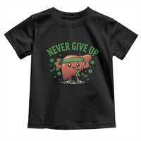 Liver Cancer Awareness Transplant Support Toddler T Shirt Never Give Up Nurse Gift