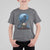 Horror Raven On Skull T Shirt For Kid Full Moon Gothic Art - Wonder Print Shop