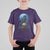 Horror Raven On Skull T Shirt For Kid Full Moon Gothic Art - Wonder Print Shop