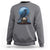 Horror Raven On Skull Sweatshirt Full Moon Gothic Art - Wonder Print Shop