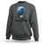 Horror Raven On Skull Sweatshirt Full Moon Gothic Art - Wonder Print Shop