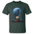 Horror Raven On Skull T Shirt Full Moon Gothic Art - Wonder Print Shop