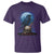 Horror Raven On Skull T Shirt Full Moon Gothic Art - Wonder Print Shop