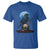 Horror Raven On Skull T Shirt Full Moon Gothic Art - Wonder Print Shop