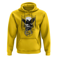 Gothic Raven On Skull With Full Moon Hoodie - Wonder Print Shop