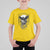 Gothic Raven On Skull With Full Moon T Shirt For Kid - Wonder Print Shop