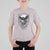Gothic Raven On Skull With Full Moon T Shirt For Kid - Wonder Print Shop