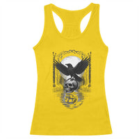 Gothic Raven On Skull With Full Moon Racerback Tank Top - Wonder Print Shop