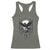 Gothic Raven On Skull With Full Moon Racerback Tank Top - Wonder Print Shop