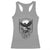 Gothic Raven On Skull With Full Moon Racerback Tank Top - Wonder Print Shop