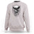 Gothic Raven On Skull With Full Moon Sweatshirt - Wonder Print Shop