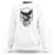 Gothic Raven On Skull With Full Moon Sweatshirt - Wonder Print Shop