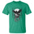 Gothic Raven On Skull With Full Moon T Shirt - Wonder Print Shop