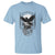 Gothic Raven On Skull With Full Moon T Shirt - Wonder Print Shop