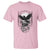 Gothic Raven On Skull With Full Moon T Shirt - Wonder Print Shop