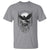 Gothic Raven On Skull With Full Moon T Shirt - Wonder Print Shop