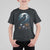 Halloween Gothic Raven T Shirt For Kid Full Moon Horror Art - Wonder Print Shop