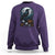 Halloween Gothic Raven Sweatshirt Full Moon Horror Art - Wonder Print Shop