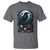 Halloween Gothic Raven T Shirt Full Moon Horror Art - Wonder Print Shop