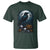 Halloween Gothic Raven T Shirt Full Moon Horror Art - Wonder Print Shop