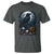 Halloween Gothic Raven T Shirt Full Moon Horror Art - Wonder Print Shop