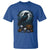 Halloween Gothic Raven T Shirt Full Moon Horror Art - Wonder Print Shop