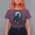 Halloween Gothic Raven T Shirt For Women Full Moon Horror Art - Wonder Print Shop