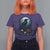 Halloween Gothic Raven T Shirt For Women Full Moon Horror Art - Wonder Print Shop