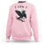 Funny Raven Bird Full Moon Art F Caw F Joke Sweatshirt - Wonder Print Shop