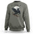 Funny Raven Bird Full Moon Art F Caw F Joke Sweatshirt - Wonder Print Shop