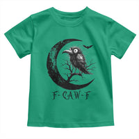 Funny Raven Bird Toddler T Shirt F Caw F Joke Moon Sarcastic Humor Art - Wonder Print Shop