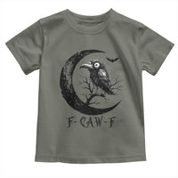 Funny Raven Bird Toddler T Shirt F Caw F Joke Moon Sarcastic Humor Art - Wonder Print Shop