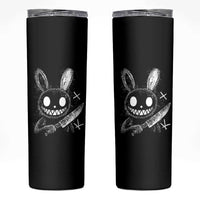 Funny Creepy Bunny With Knife Skinny Tumbler Cute Horror Aesthetic