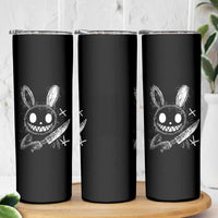Funny Creepy Bunny With Knife Skinny Tumbler Cute Horror Aesthetic