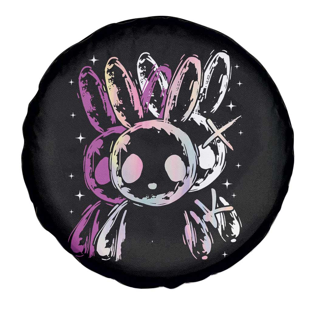 Horror Cute Bunny Rabbit Spare Tire Cover Horror Aesthetic - Wonder Print Shop