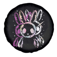 Horror Cute Bunny Rabbit Spare Tire Cover Horror Aesthetic - Wonder Print Shop