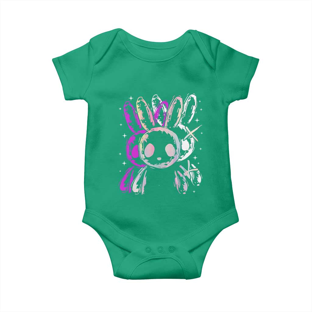 Horror Cute Bunny Rabbit Baby Onesie Horror Aesthetic - Wonder Print Shop