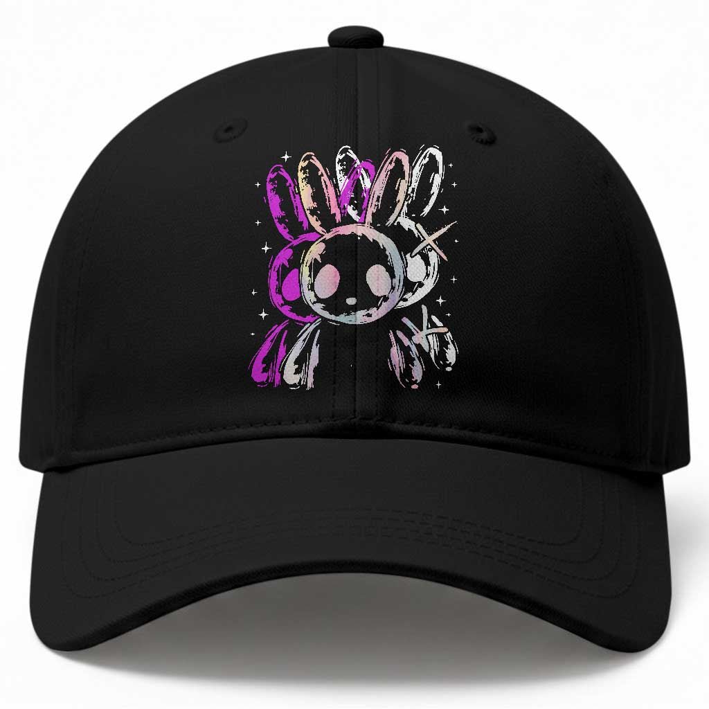 Horror Cute Bunny Rabbit Baseball Cap Horror Aesthetic