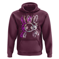 Horror Cute Bunny Rabbit Hoodie Horror Aesthetic - Wonder Print Shop