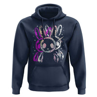 Horror Cute Bunny Rabbit Hoodie Horror Aesthetic - Wonder Print Shop