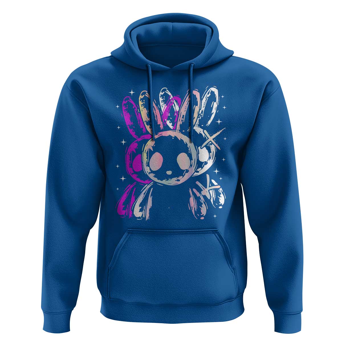 Horror Cute Bunny Rabbit Hoodie Horror Aesthetic - Wonder Print Shop