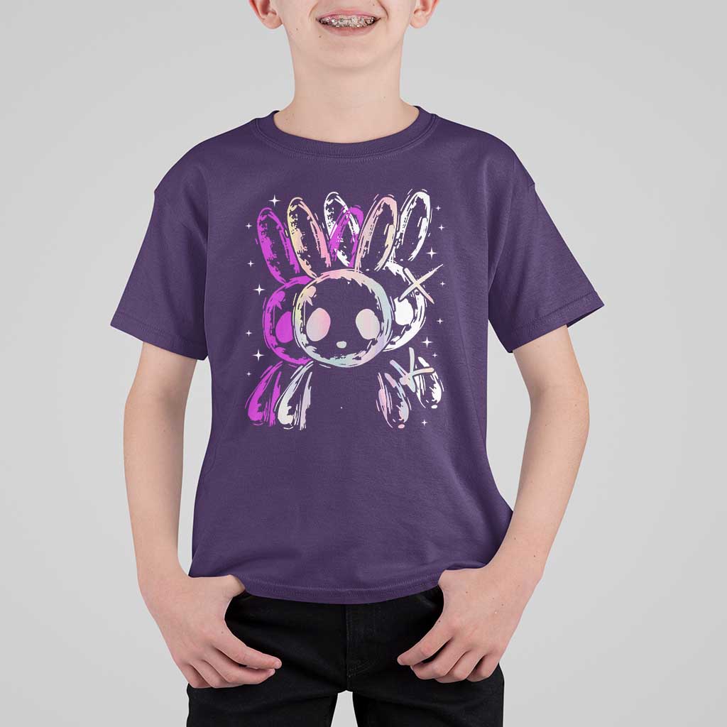 Horror Cute Bunny Rabbit T Shirt For Kid Horror Aesthetic - Wonder Print Shop