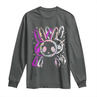 Horror Cute Bunny Rabbit Long Sleeve Shirt Horror Aesthetic - Wonder Print Shop